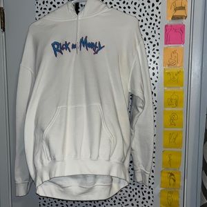 Mens hoodie Rick and morty